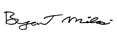 Signed, Bryant Milesi